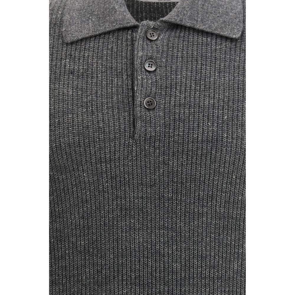 Brunello Cucinelli Sweatshirt en Coton Gris