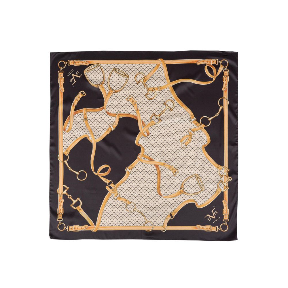 Écharpe multicolore en polyester 19V69 Italia