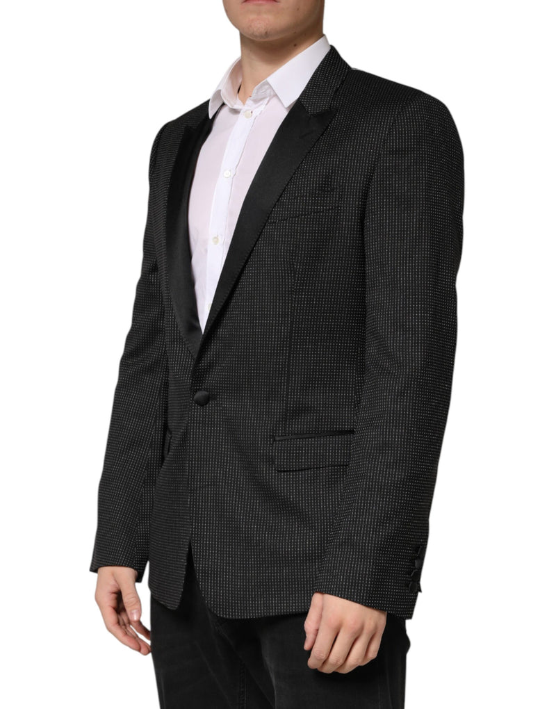 Veste blazer Dolce &amp; Gabbana Black Fantasy à simple boutonnage