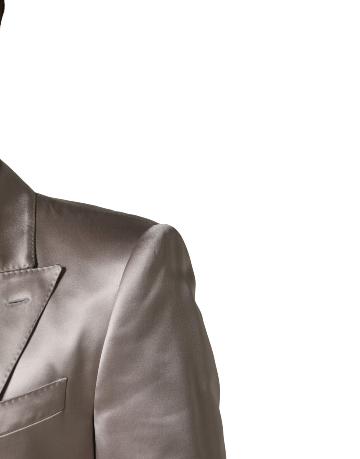 Veste blazer Dolce &amp; Gabbana Silver SICILIA à simple boutonnage