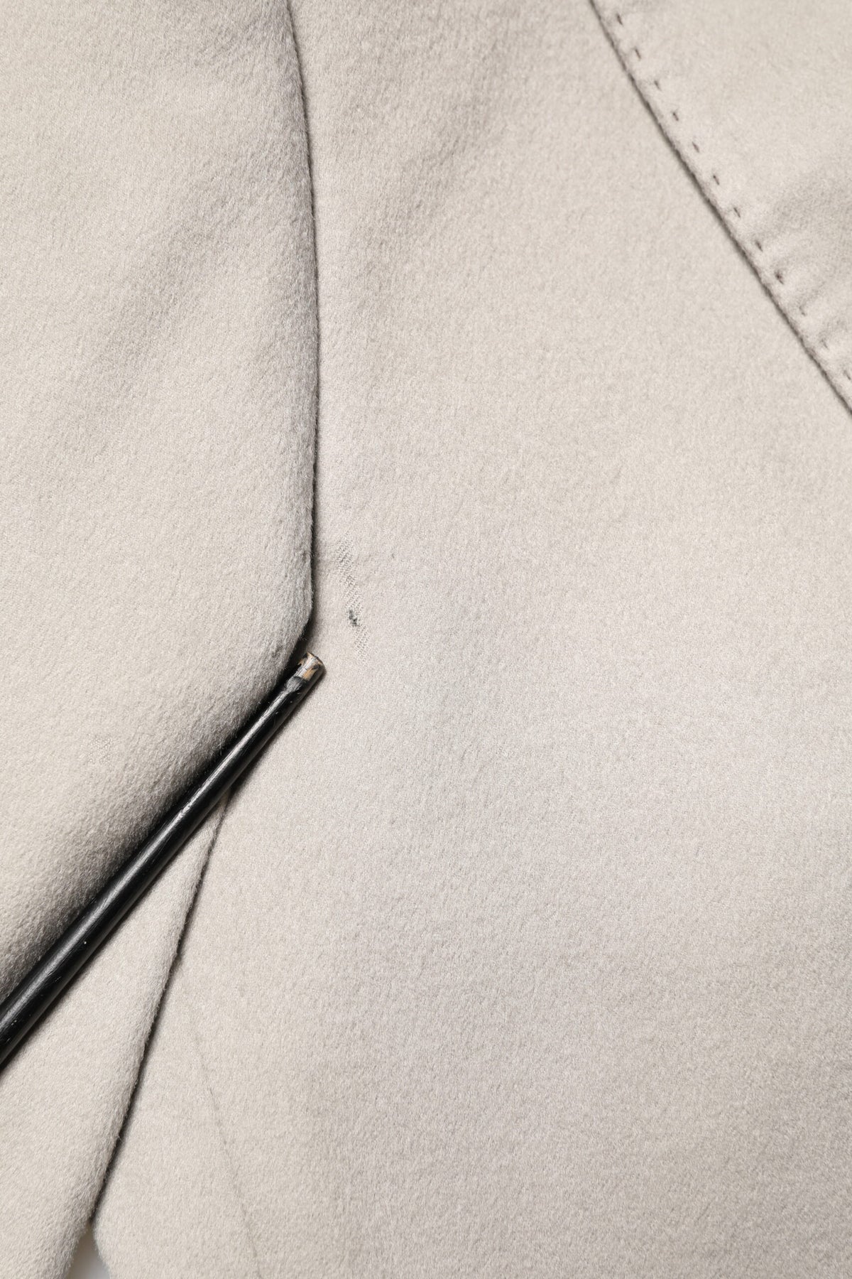 Veste blazer Dolce &amp; Gabbana en cachemire gris à simple boutonnage