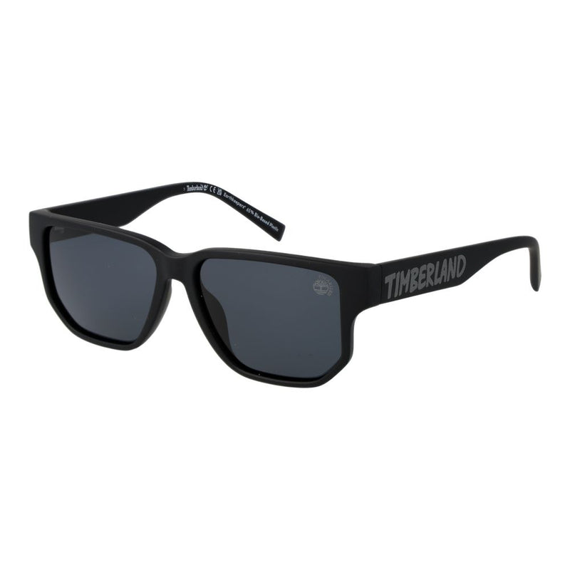 Lunettes de soleil Timberland noires en acier inoxydable