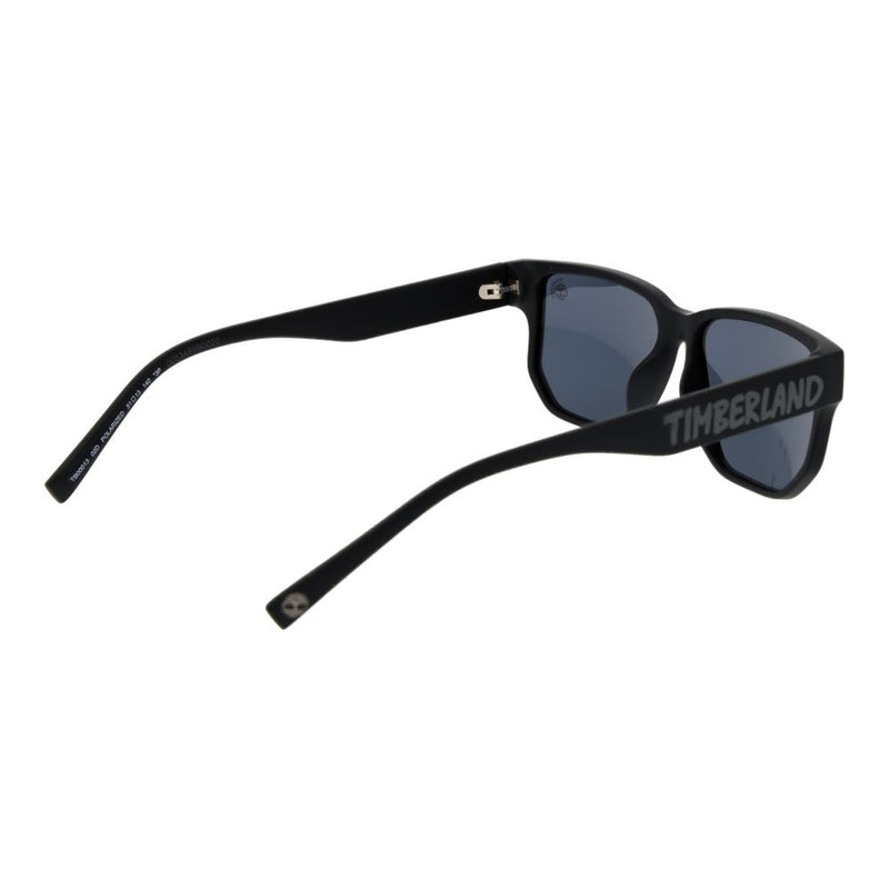 Lunettes de soleil Timberland noires en acier inoxydable