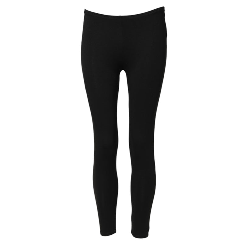 Alpha Massimo Rebecchi Black Skinny Mid Waist Cropped Pants
