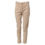 Jacob Cohen Beige Lyocell Skinny High Waist Chino Pants
