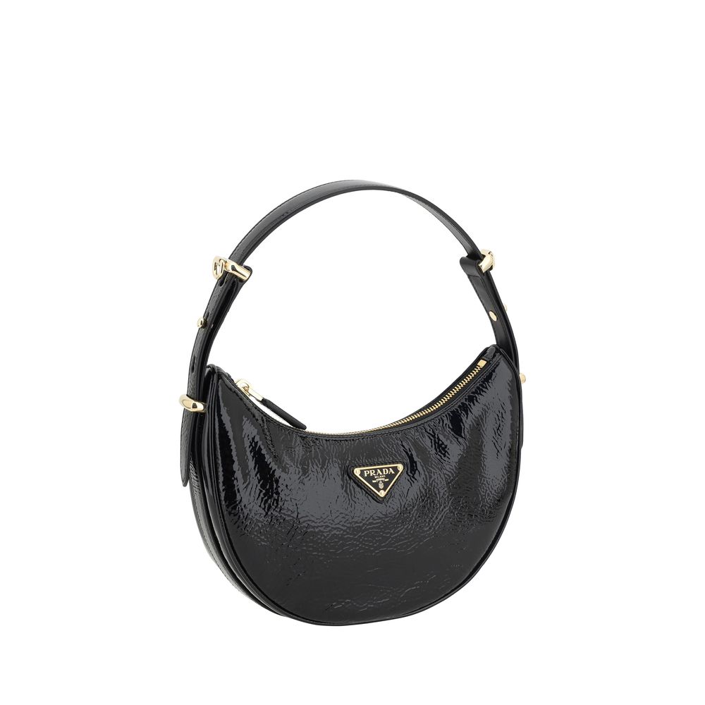Sac bandoulière Prada Bos Taurus en cuir de veau noir
