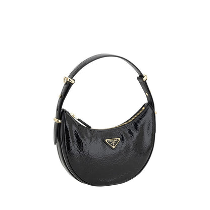 Sac bandoulière Prada Bos Taurus en cuir de veau noir