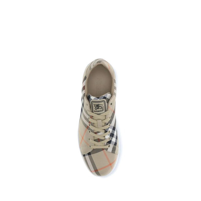 Baskets basses Burberry multicolores en polyamide