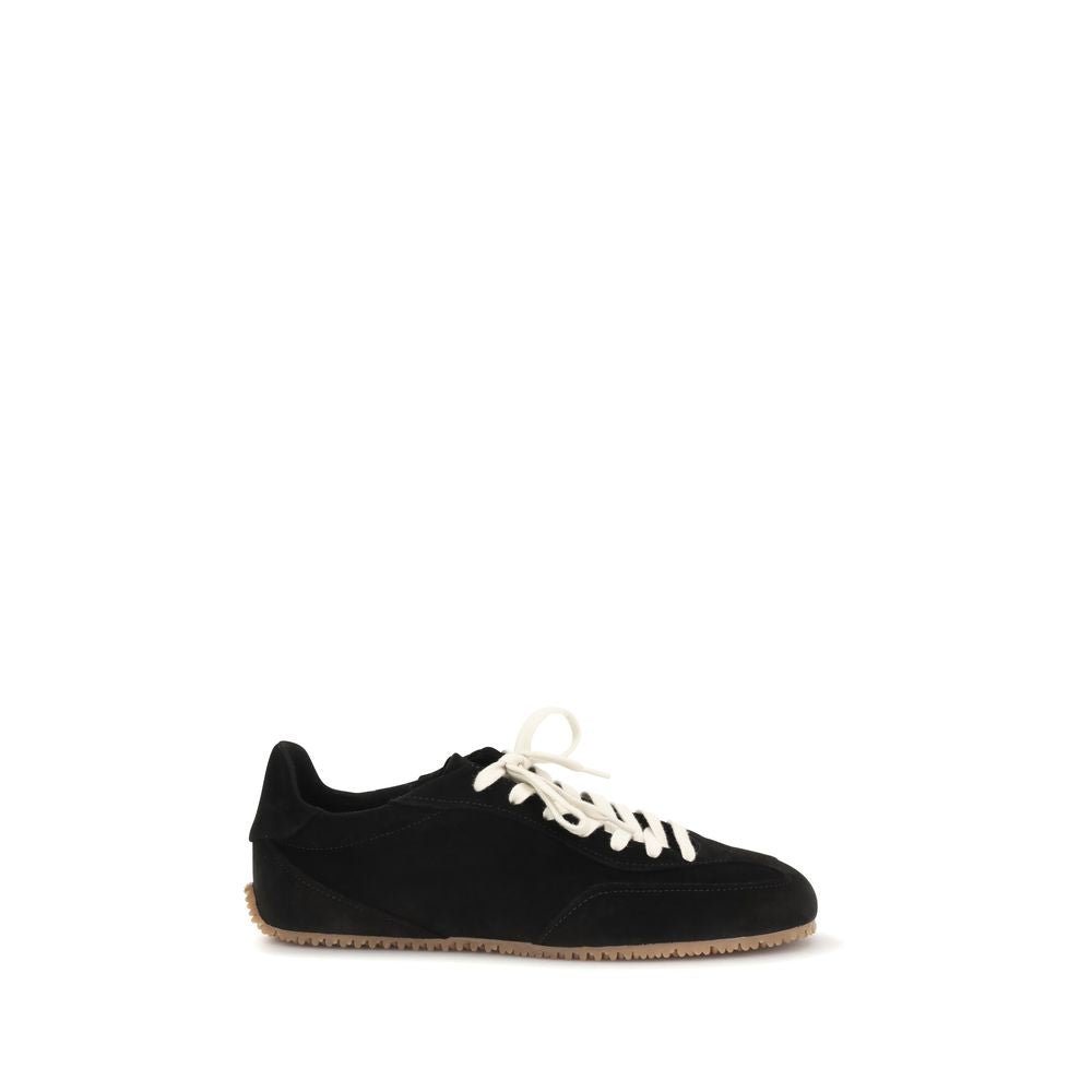 Axel Arigato Black Calf Leather Daze Runner Low Top Sneakers