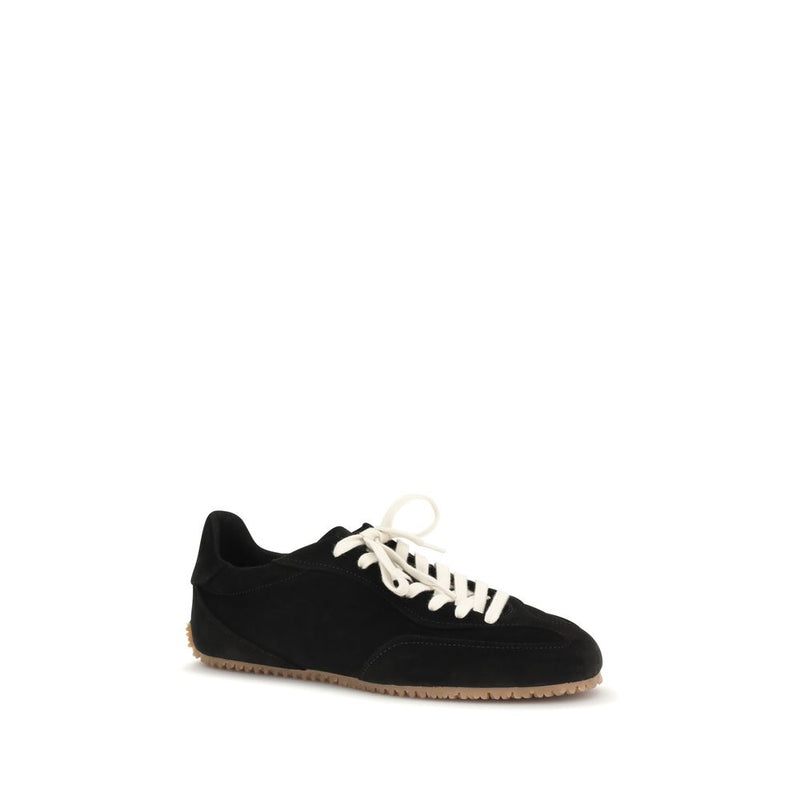 Axel Arigato Black Calf Leather Daze Runner Low Top Sneakers