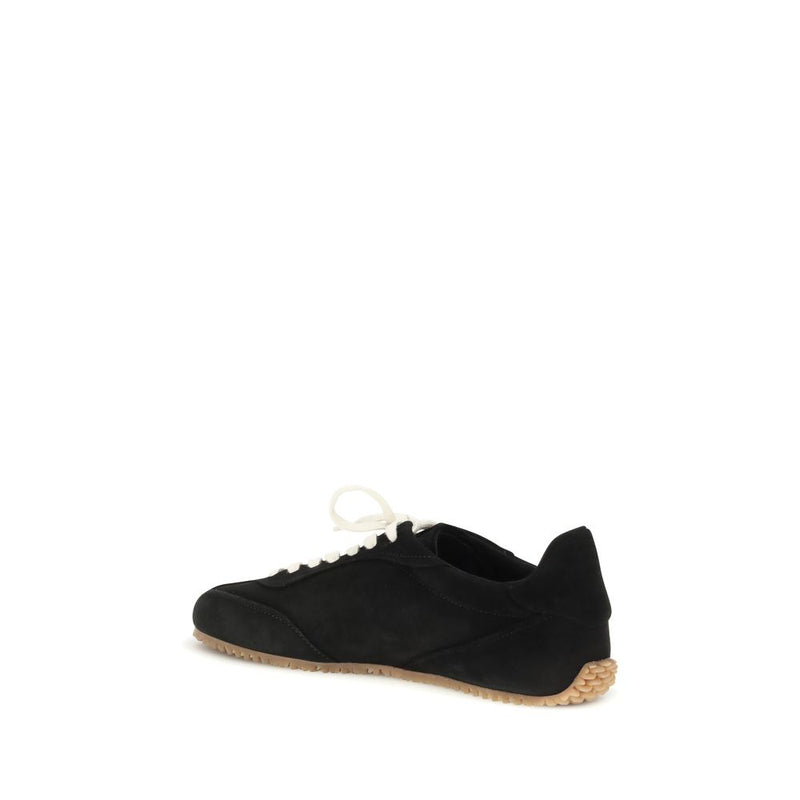 Axel Arigato Black Calf Leather Daze Runner Low Top Sneakers