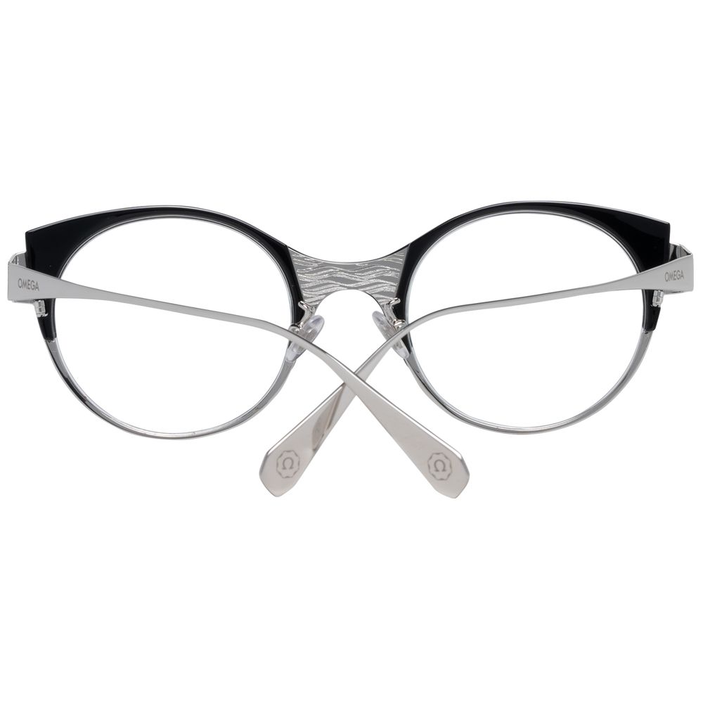 Lunettes Omega noires en métal et plastique (montures)