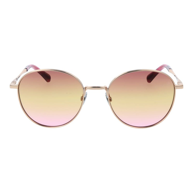 Lunettes de soleil en métal rose doré Scotch & Soda pour femmes