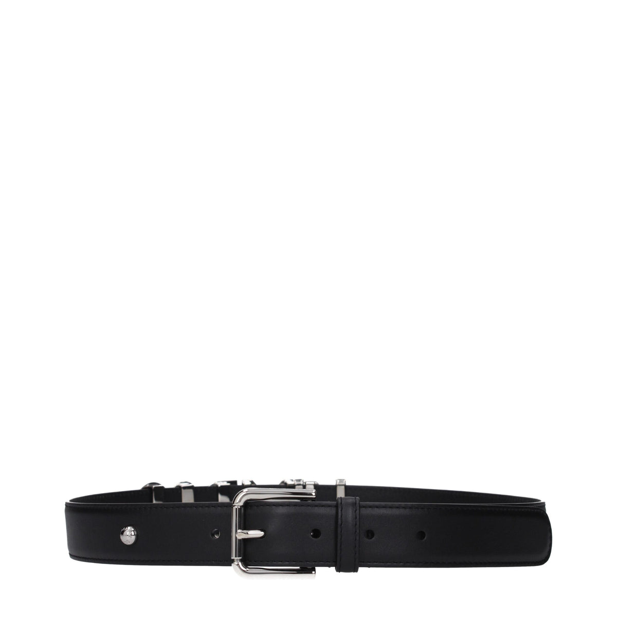 Dolce & Gabbana Black Leather Regular Belt - Timeless Luxury