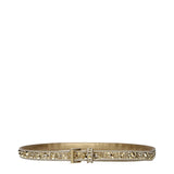 Prada Gold Leather Regular Belt - Elegant Accessory