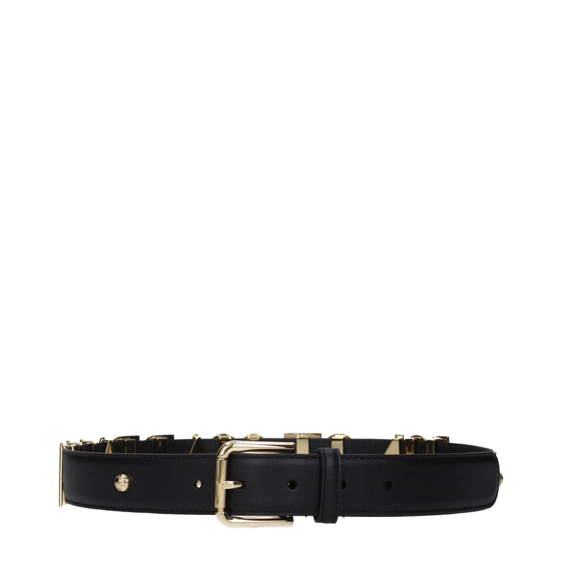 Dolce & Gabbana Ceinture en Cuir Noir - 80 cm (32 pouces)