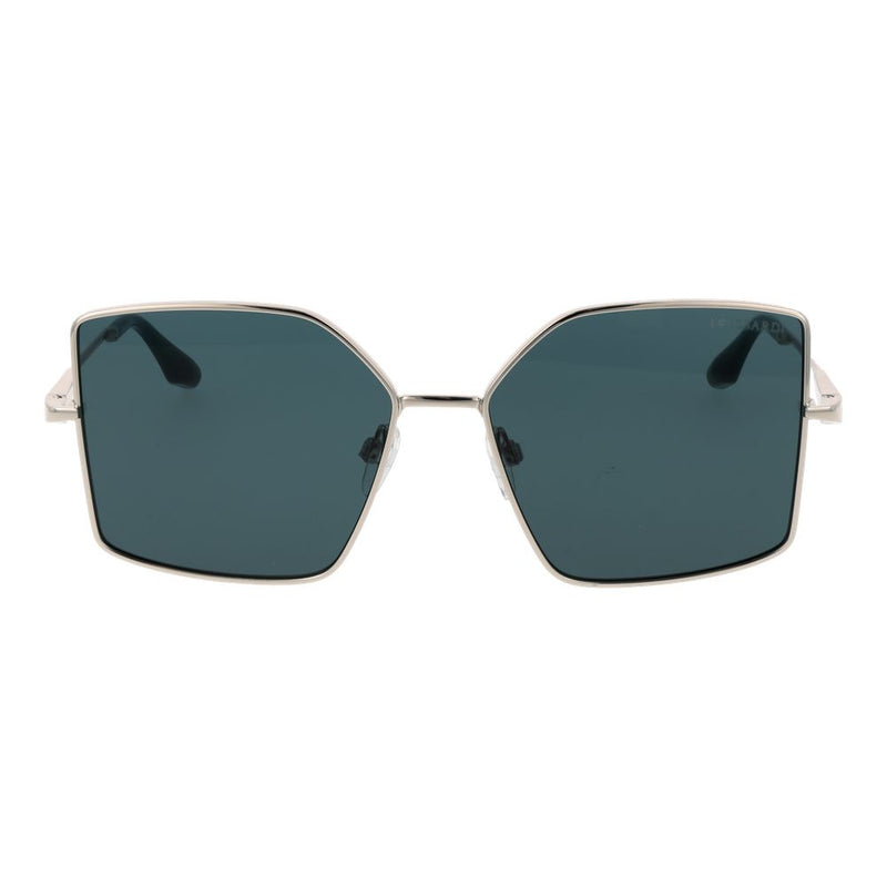 Trussardi Lunettes de soleil en métal argenté pour femmes - Élégantes et protectrices
