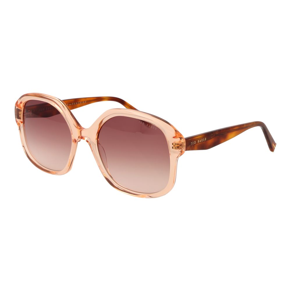 Lunettes de soleil en acétate rose Ted Baker