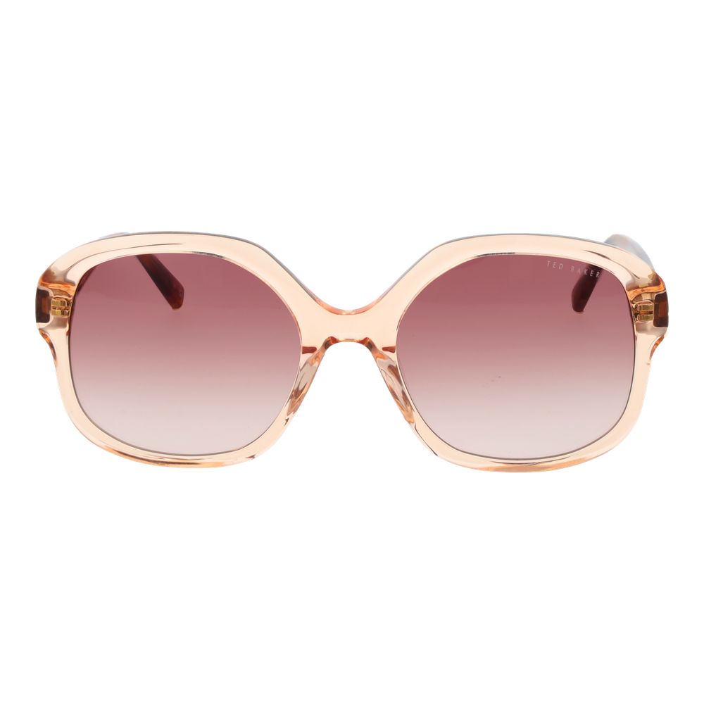 Lunettes de soleil en acétate rose Ted Baker