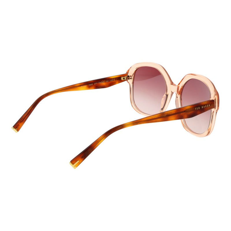 Lunettes de soleil en acétate rose Ted Baker