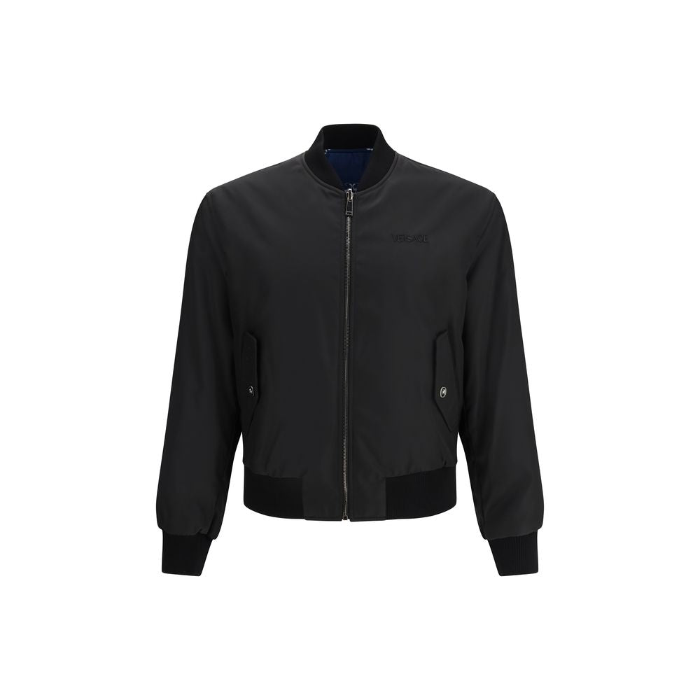 Bomber Versace en polyamide noir