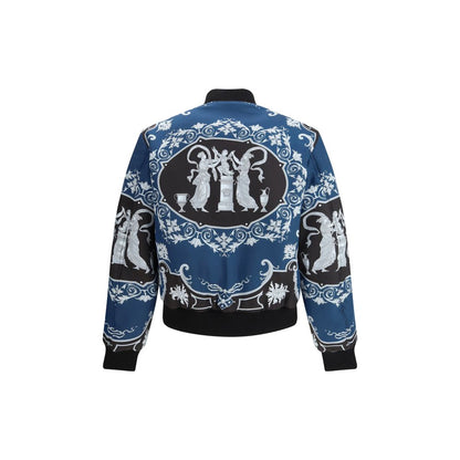 Bomber Versace en polyamide noir