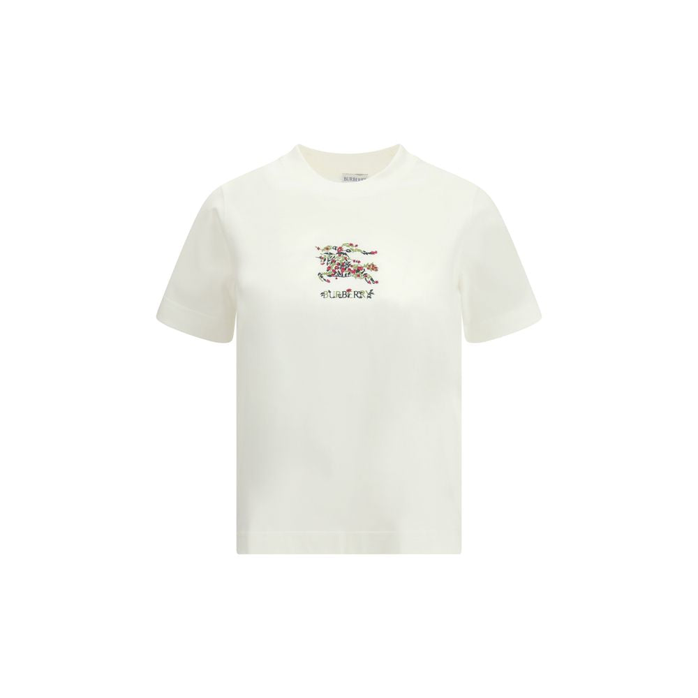 T-shirt en coton blanc Burberry - Élégance contemporaine