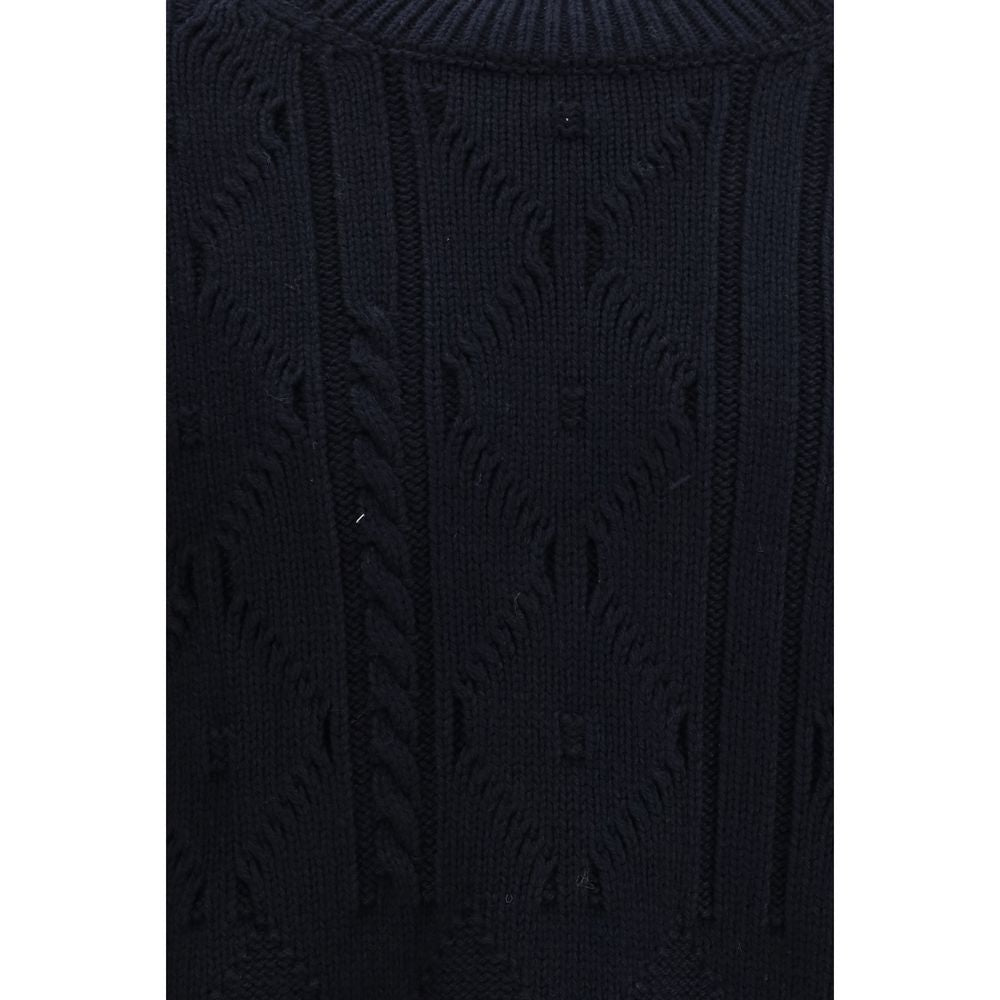 Sweat-shirt en laine bleu Namacheko