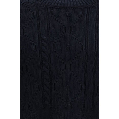 Sweat-shirt en laine bleu Namacheko