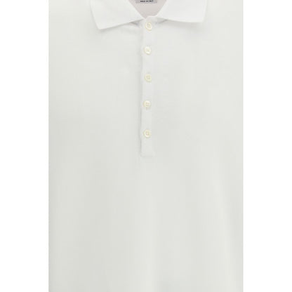 Thom Browne Wit Katoenen Poloshirt