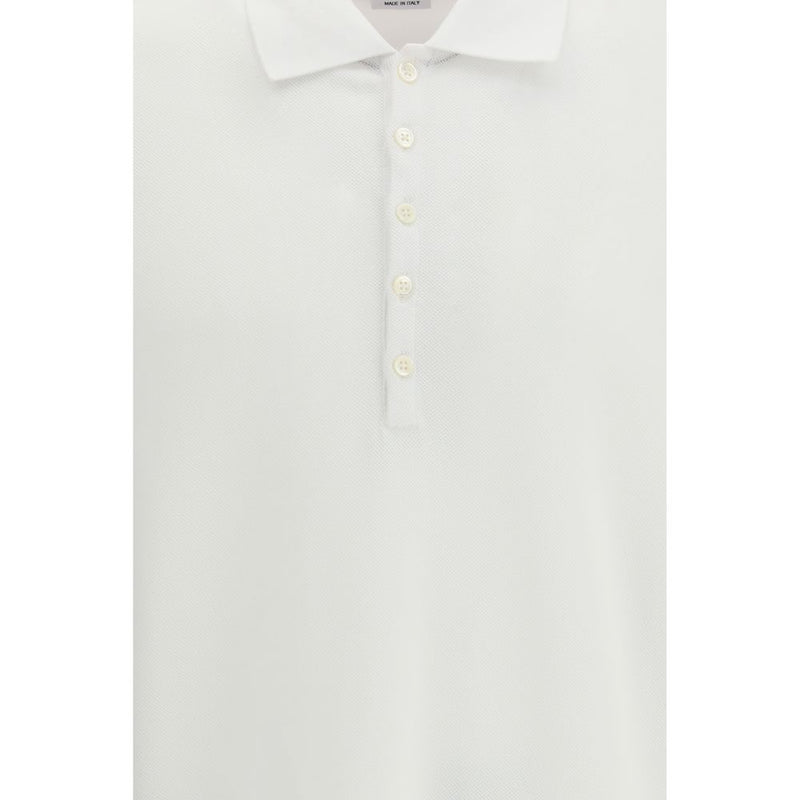 Thom Browne Wit Katoenen Poloshirt