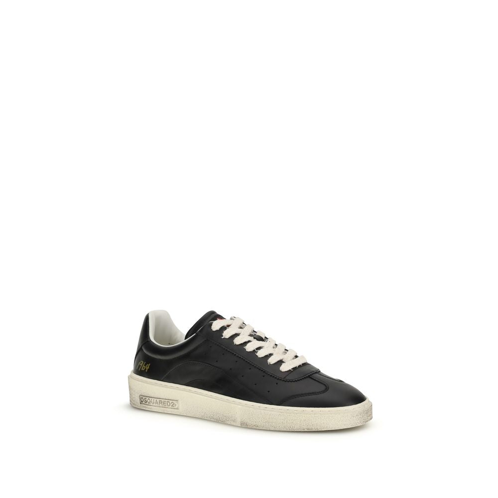 Baskets Dsquared² Bos Taurus en cuir de veau noir