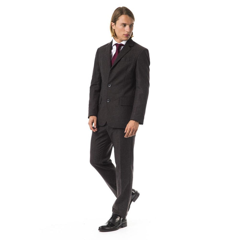 BYBLOS Brown Cotton Two-Piece Suit for Men - Sophisticated Style