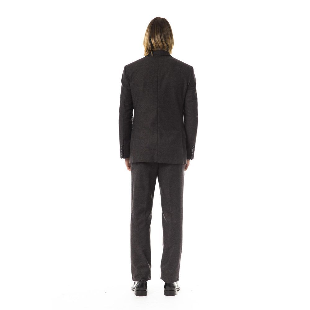 BYBLOS Brown Cotton Two-Piece Suit for Men - Sophisticated Style