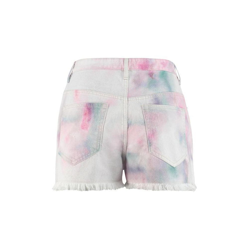 Isabel Marant Multicolor Denim Shorts - Style Été Tendance