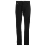 Jeans Skinny Noir en Coton Alexander McQueen