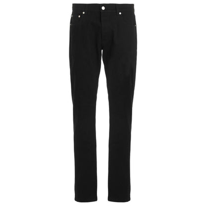 Alexander McQueen Zwarte Katoenen Skinny Jeans