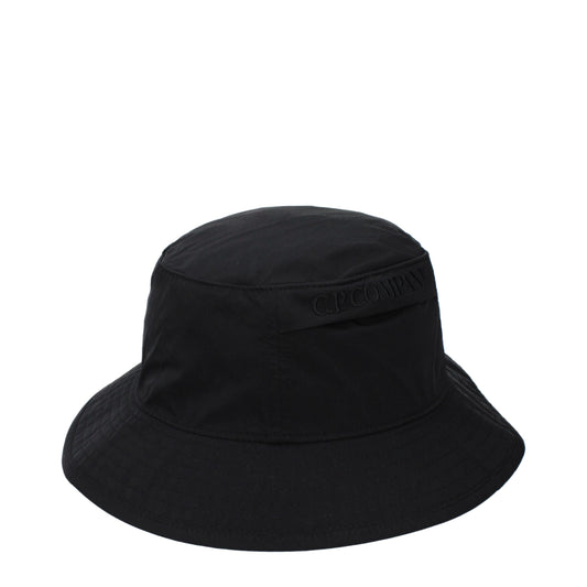 CP Company Zwarte Polyamide Bucket Hat