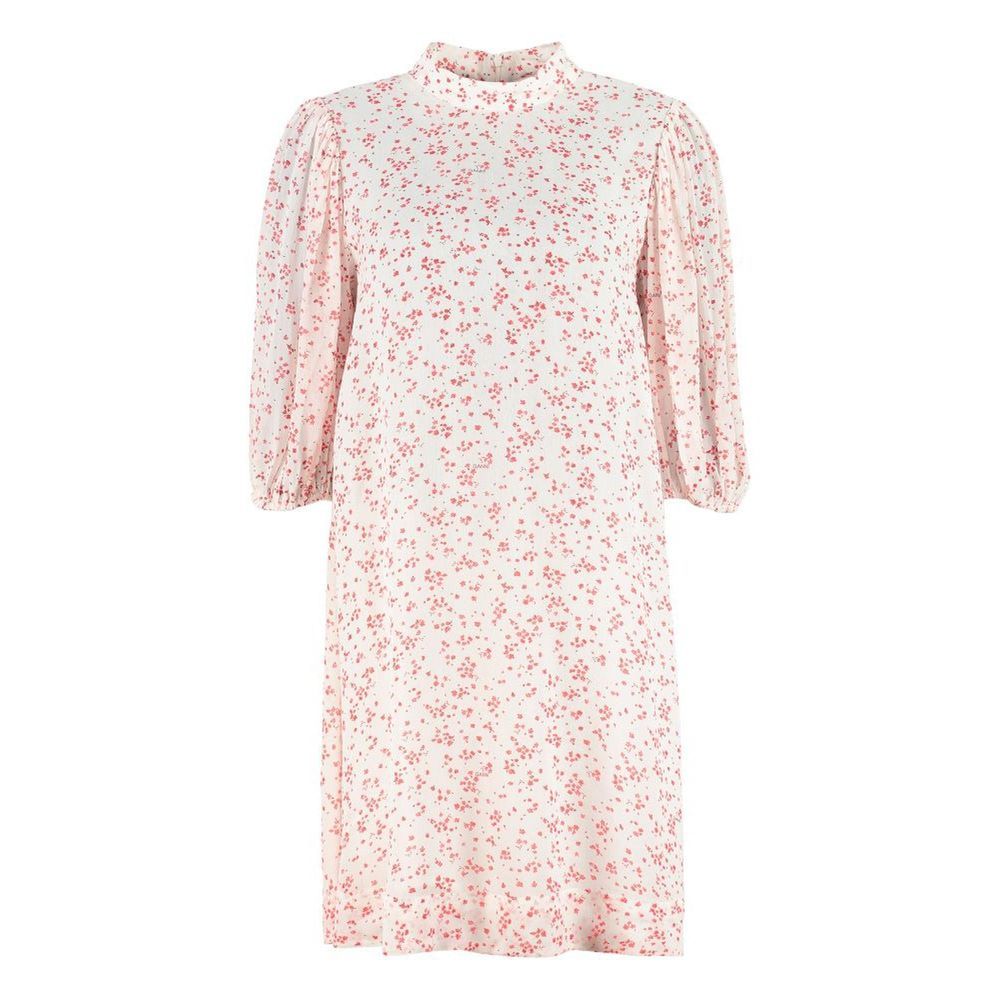 Ganni White Viscose Casual Dress - Elevate Your Style