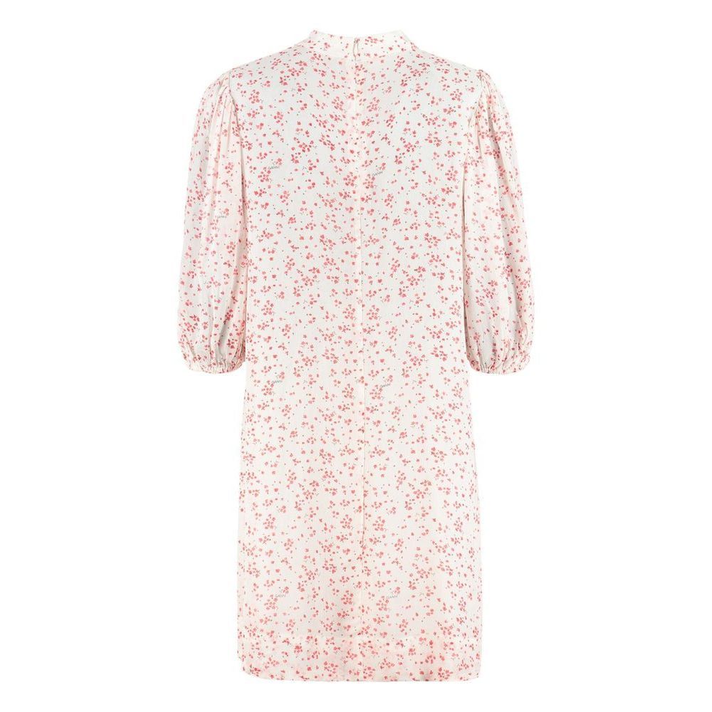 Ganni White Viscose Casual Dress - Elevate Your Style