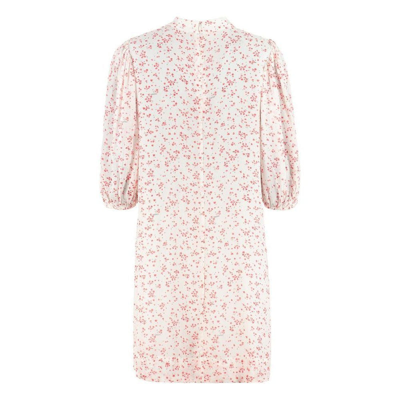 Ganni White Viscose Casual Dress - Élégance et Confort