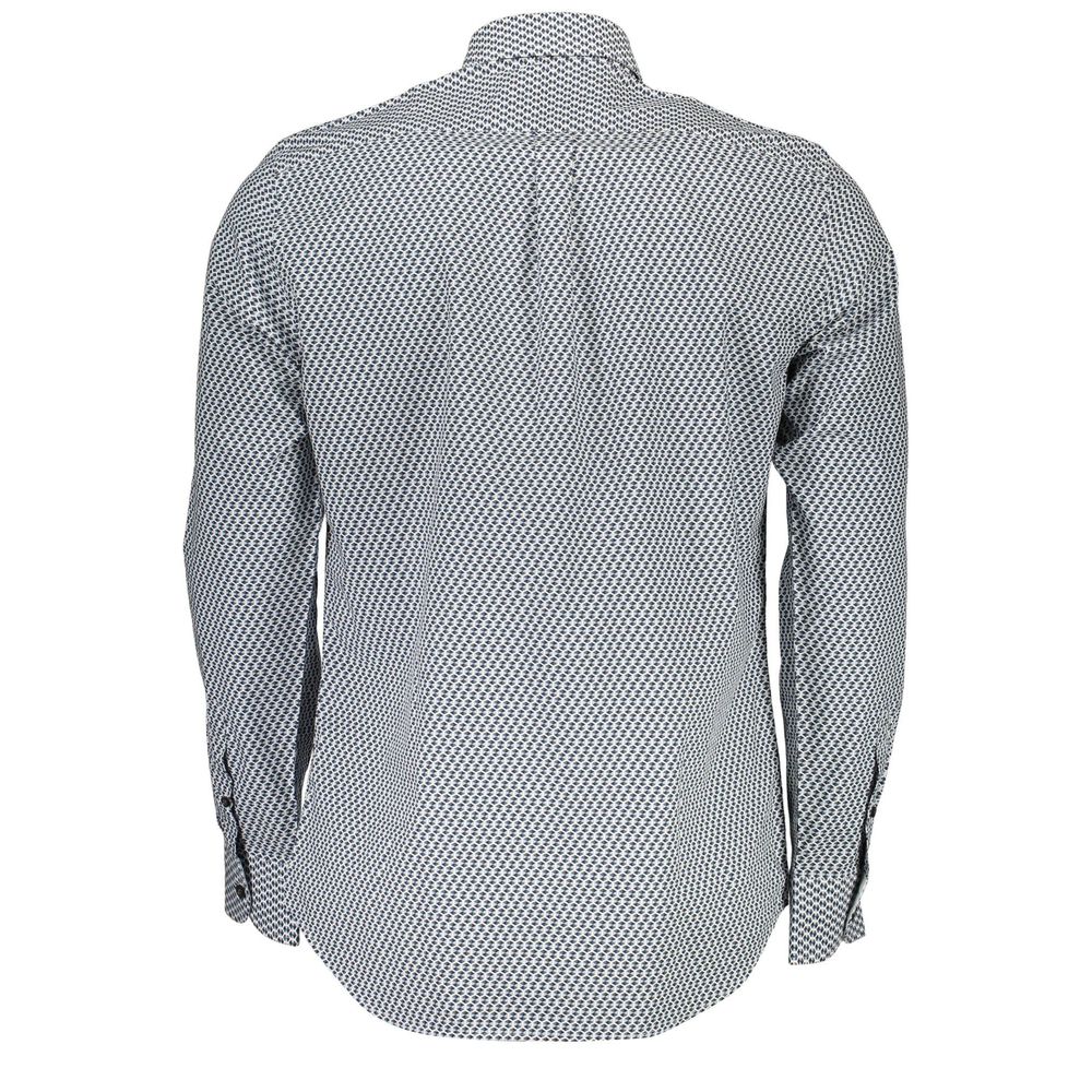 Harmont & Blaine Chemise en Coton Bleu à Motifs