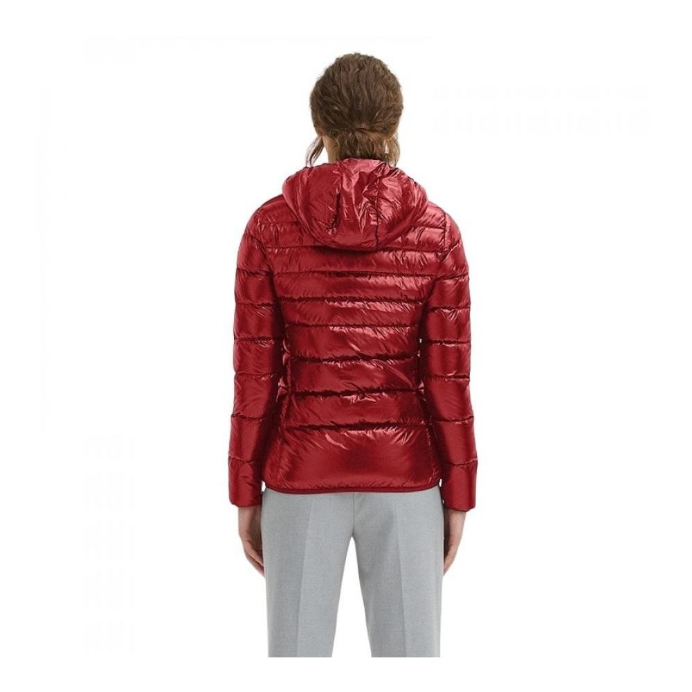 Centogrammi Red Nylon Jacket - Women's Ultra-Light Down Coat
