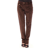 Dolce & Gabbana Brown Cotton Casual Pants for Women
