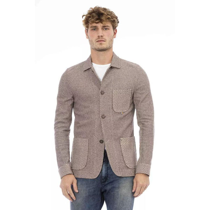 Distretto12 Beige Katoenen Blazer