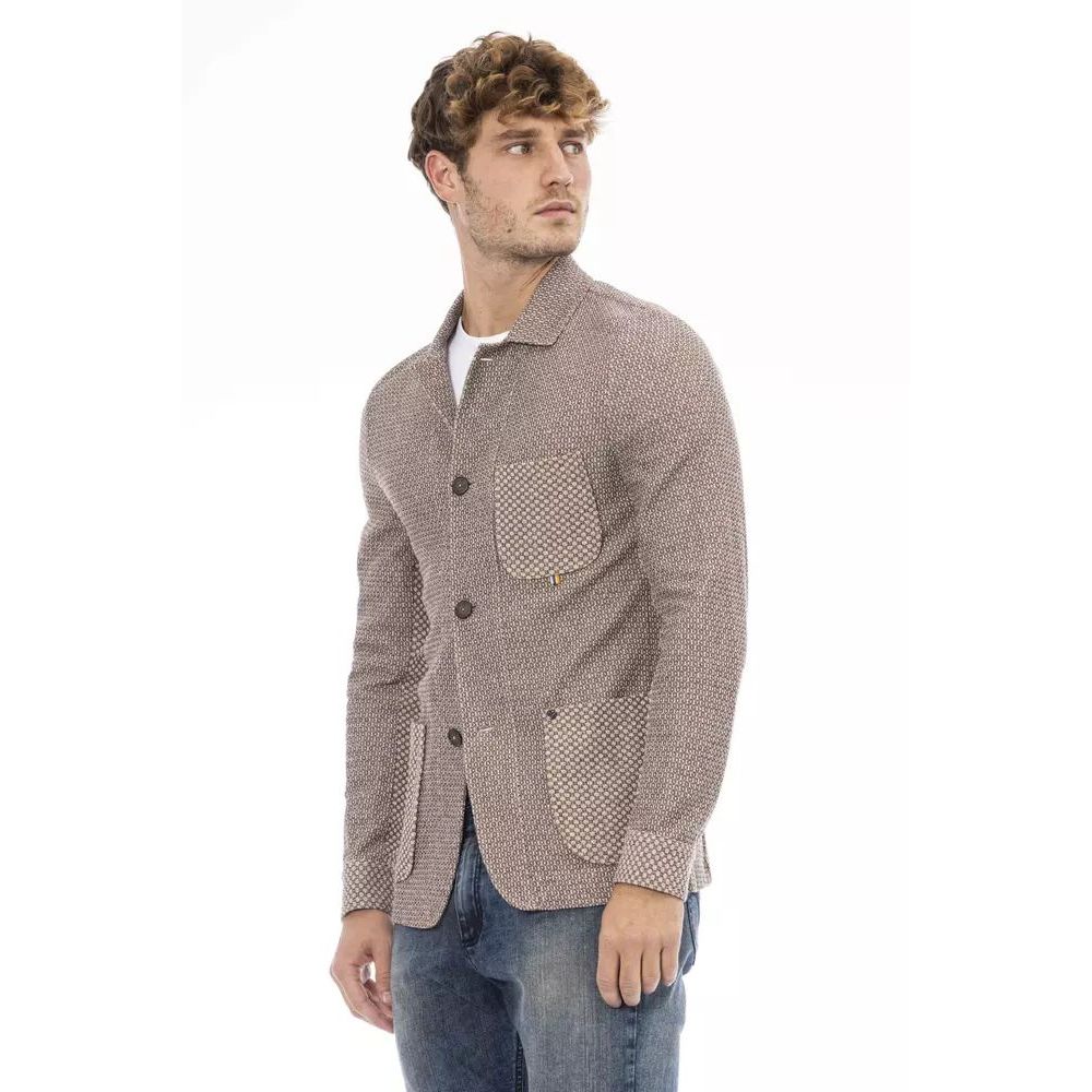 Blazer en Coton Beige Distretto12 - Modèle Classique