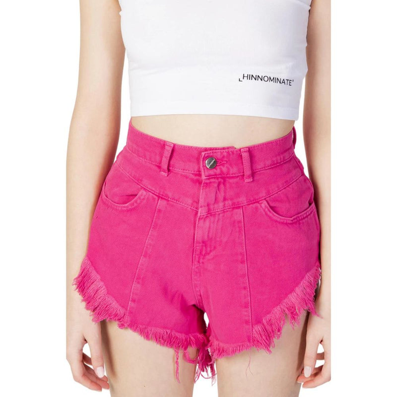 Hinnominate Fuchsia Cotton Short and Mini Shorts - Style and Comfort
