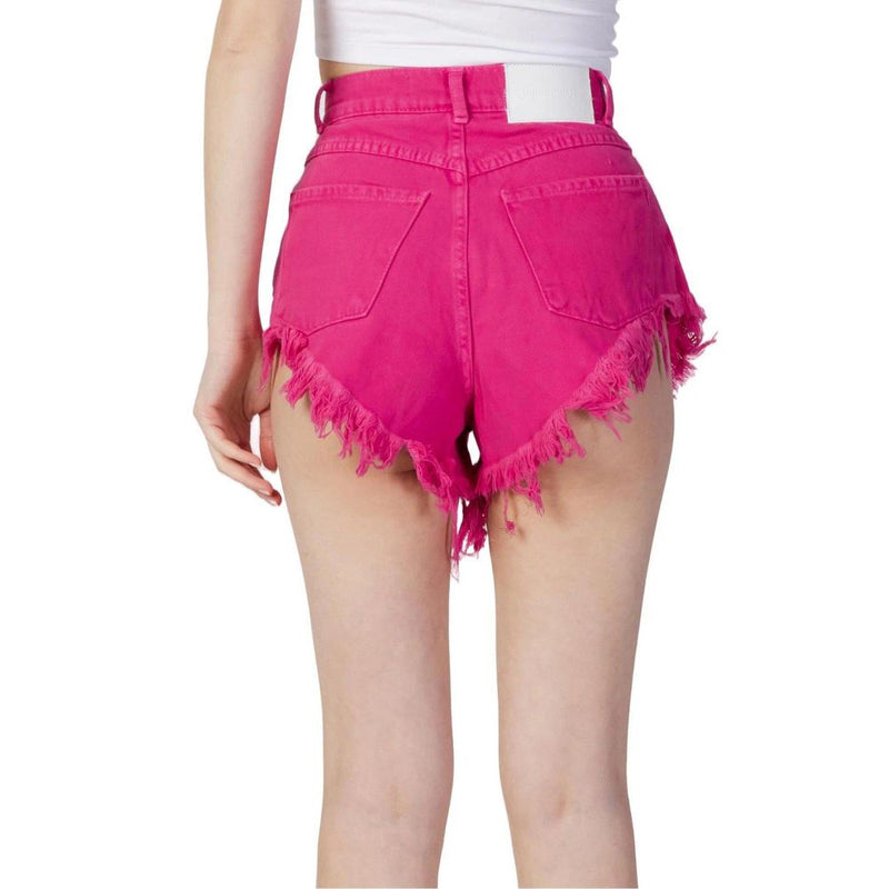 Hinnominate Fuchsia Cotton Short and Mini Shorts - Style and Comfort