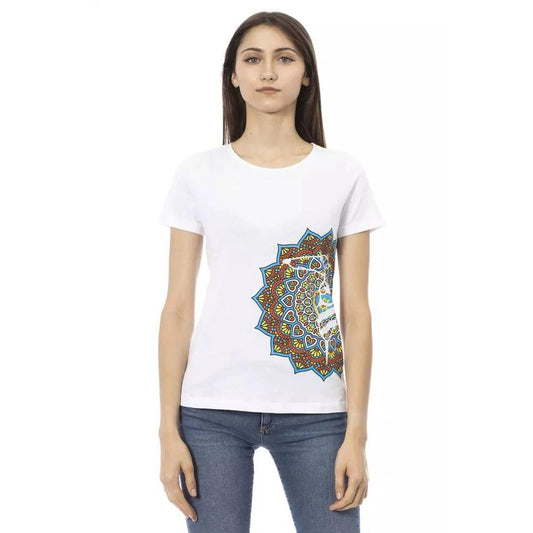 Trussardi Action Women's White Cotton Top - Size M