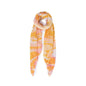Pieces Orange Polyester Scarf
